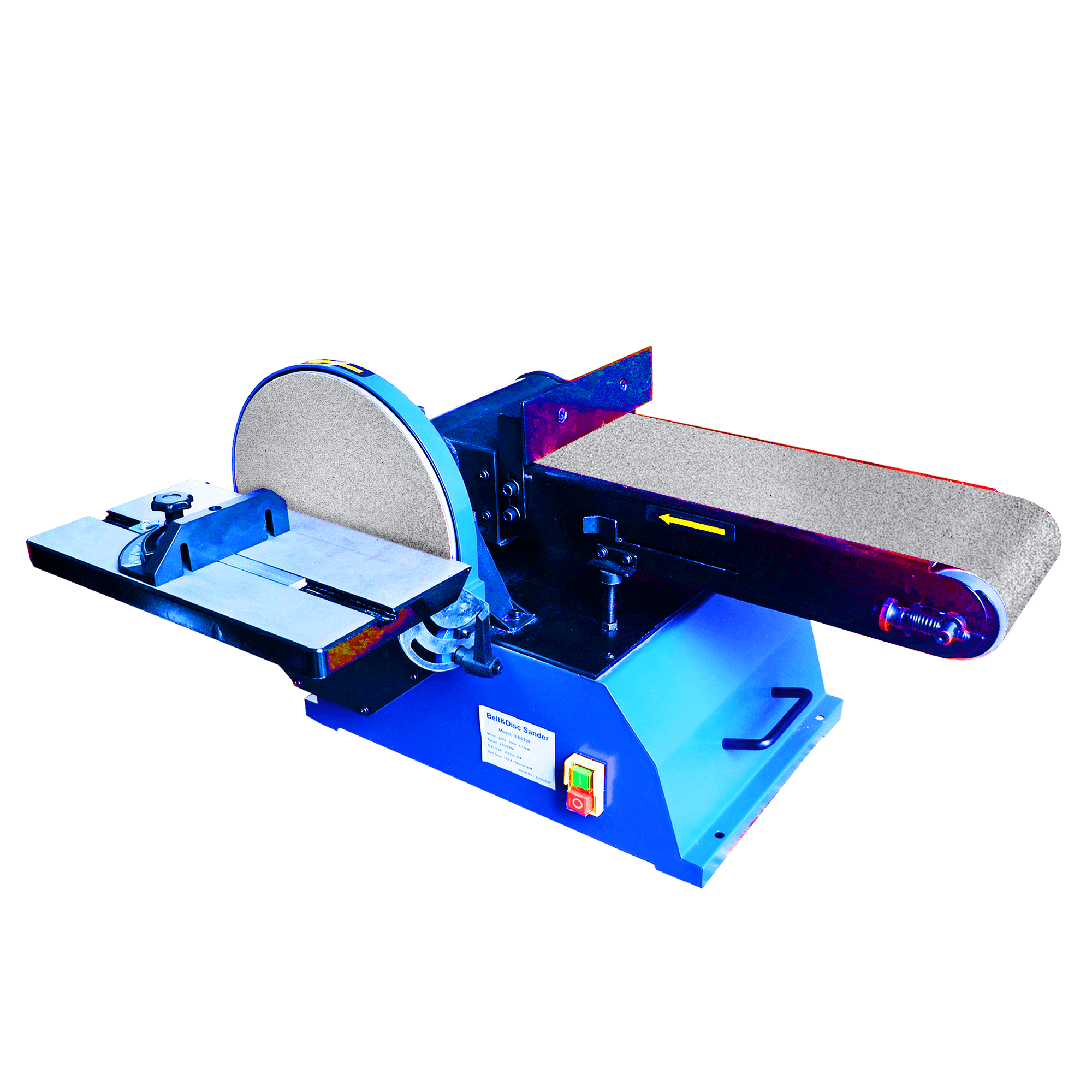 T BD 6100 BELT & DISC SANDER 10” Ø Disc 750W / 2510 rpm